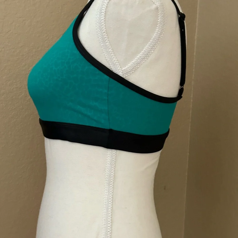 Women's Teal Sports Bra zyia - Picture 5 of 7
